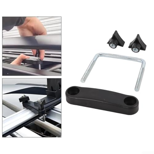 Voyoo Kit de montage pour coffre de toit de voiture, camionnette, boulons en U, pinces pour cadre de bagages, clip de retenue, 8 cm – vue 6