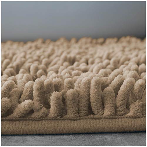 Gaveno Cavailia Super Absorbent Loop Bath Set, Chenille, Natural, 75 x 50