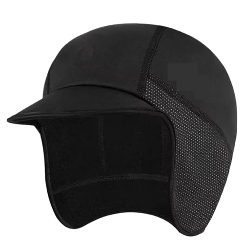 Casquette d'hiver thermique haut de gamme coupe-vent pour cyclisme et running de performance