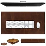 Elizo Real Leather Desk Mat Set
