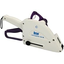 Labeling Machine, Manual Hand Labeler, Compatible with Barcodes, Seals, Shelf Life Labels, Cardboard, Plastic, Metal Surfacing, Label Stripper, Compact Design, Lightweight, Commercial Use BSC