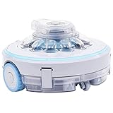 Tidyard Poolroboter Pool-Bodensauger Poolreiniger Kabellos 31 x 17,5 cm,Filterkapazität: 1,8 L,Maximale Poolgröße: 50 m²,Nennleistung: 27 W