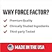 Force Factor Smarter Greens Daily Wellness Powder 3-Pack to Support Energy, Immunity & Digestion, Greens Powder, Superfood Powder with Vitamins, Minerals & Probiotics, Unflavored, 90 Servings