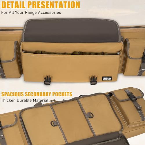 Image of 28 /32 /36 /42 /46 /48 /51 /55 inch Double Rifle Case Soft Gun Bag Tactical Backpack | Portable Long Rifle Bag for Outdoor Hunting Shooting, Gun Case Firearm Storage & Transportation, Hunting Shooting Range