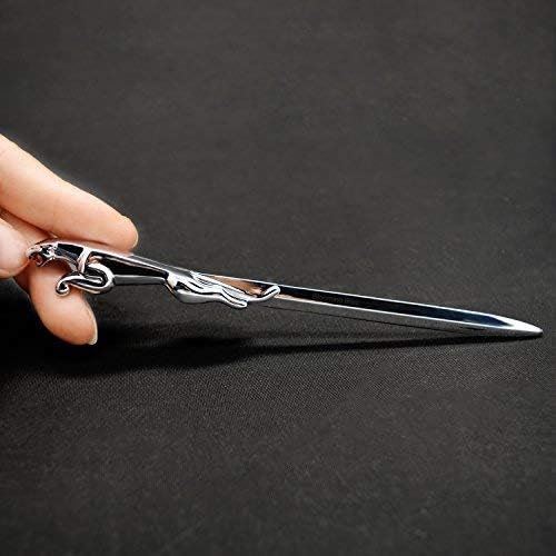 Letter Opener, Letter Opener Envelope Slitter Mail Opener Gifts for Men Desk Organizer Desk Accessories,Unique Nickel Silver Custom Gift Idea