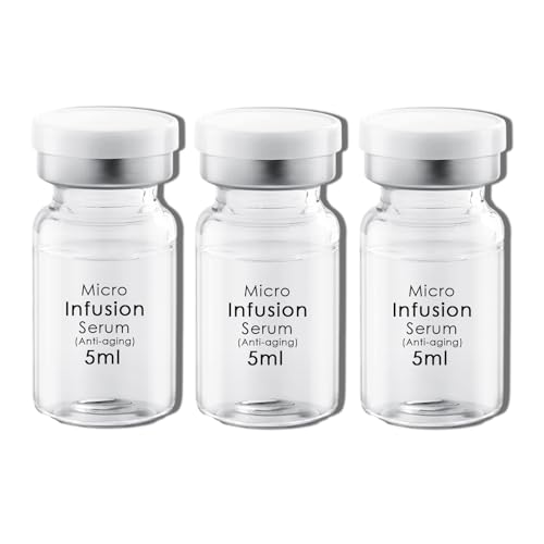 Sérum Antiedad 5ml, Ampollas Avanzadas de Ácido Hialurónico para Hidratar la Piel, Solución Todo en Uno para el Sistema de Micro Infusión de Hidratación, Adecuado para Todo Tipo de Piel (5ml x 3)