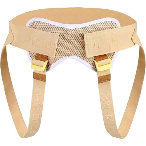 REHOOF Cinturón De Hernia Inguinal para Hombres Braguero De Soporte para Hernia Inguinal Lado Izquierdo O Derecho Braguero De Soporte Con 2 Almohadillas De Compresión Extraíbles