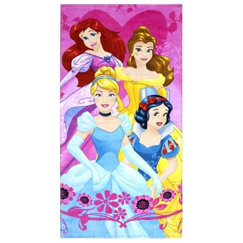 Serviette de plage Disney Princesses Cover