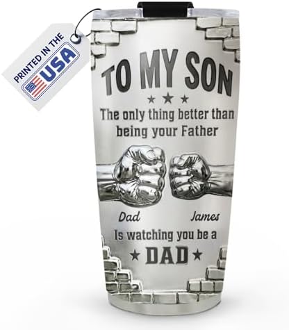 Amazon.com: Wrappiness Personalized Son Tumbler - The Only Thing Better ...