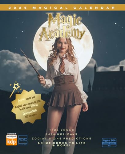Magic Academy: 2026 Anime Calendar with HD art and videos
