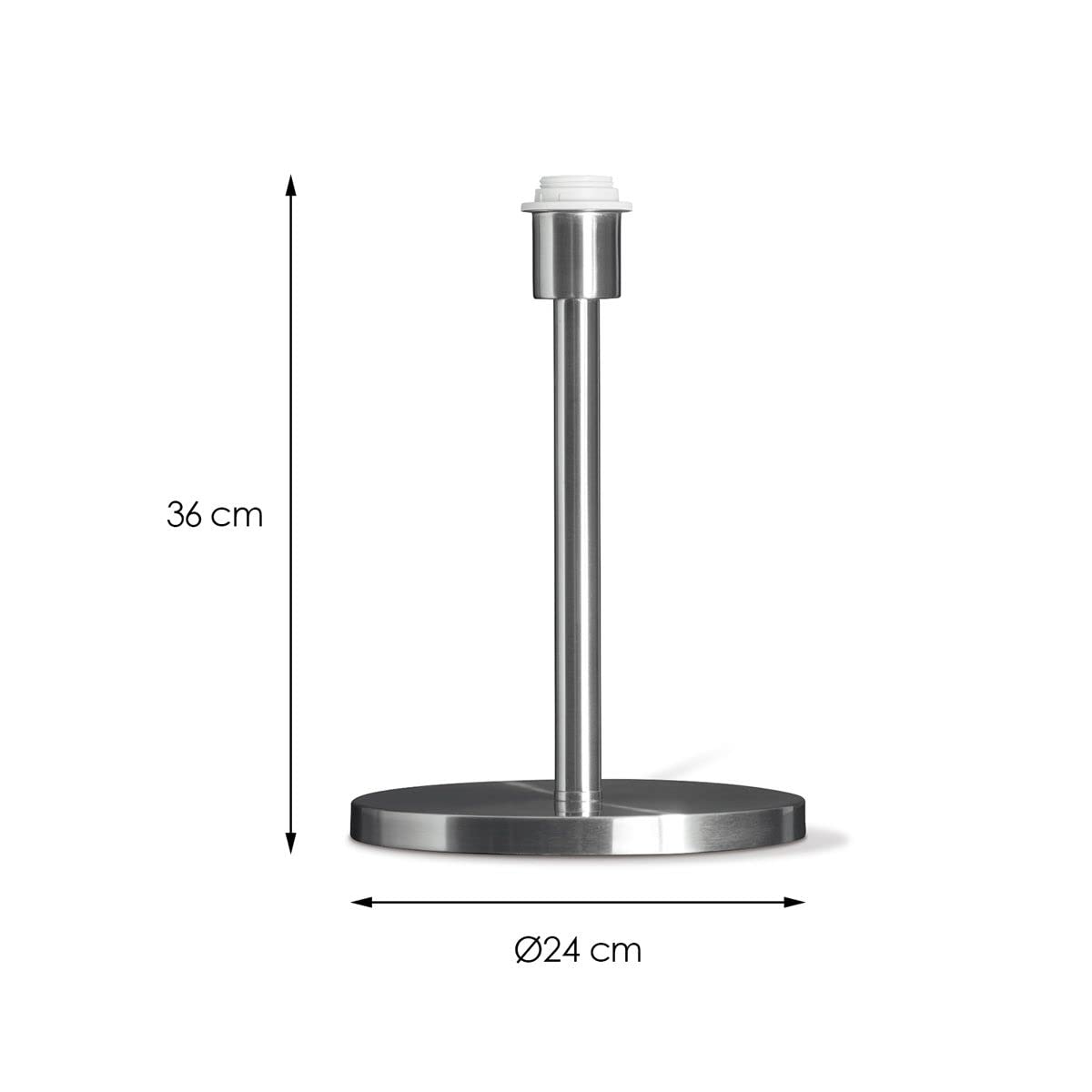 Pied De Lampe De Table En Laiton - Design Moderne Pour Abat-jour Max 35cm | E27, 36.5cm
