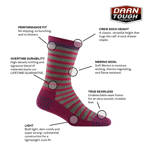 Darn Tough Women's Morgan Crew Lightweight Lifestyle Sock (Style 6039) -2
