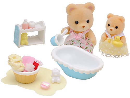 Sylvanian Families 5092 Baden mit Mutter und Baby - Puppenhaus Spielset – Bild 3