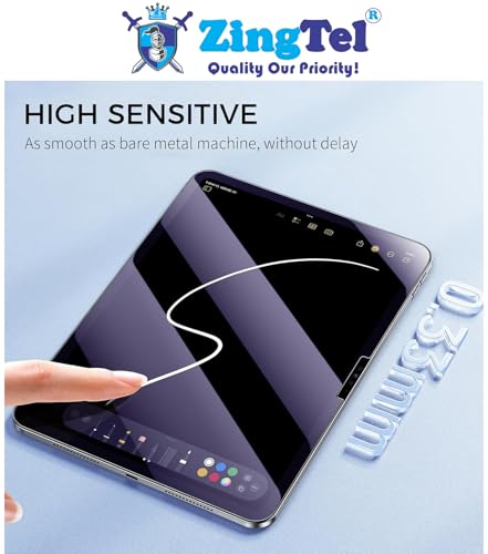 Image of Screen Guard Designed For Amazon Fire HD 10 /Fire HD 10 Plus /HD 10 Kids /HD 10 Kids Pro (2023 /2021) 10.1 Inch Nano Fiber Tempered Glass Screen Protector Flexible, HammerProof & Shatterproof