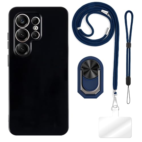 ESACMOT [4 in 1] �P�[�X Doogee Note 56X Pro 4G �Ƃ̌݊�������A�X�g���b�v�A���X�g�o���h�A�����O�t���A�ϏՌ��ی�J�o�[���s�p�Z�b�g (�u���[�Z�b�g)