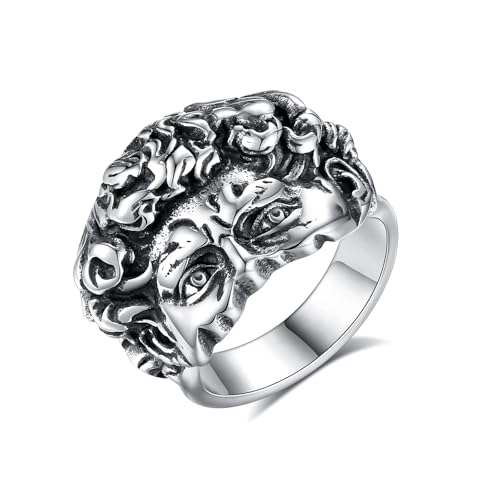 Broken David Ring for Men and Women - Classic Stainless Stee Michelangelo's David Ring - Statue David Art Ring