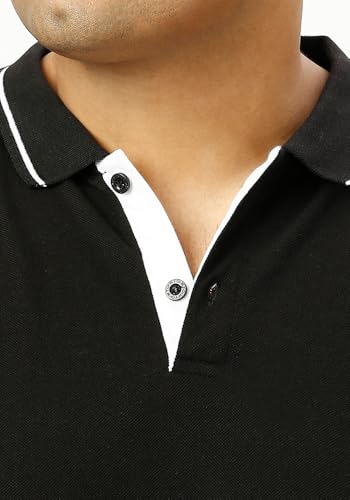 Image of Wear Your Opinion Men's Plus Size Tipped Polo Collar Neck Tshirt