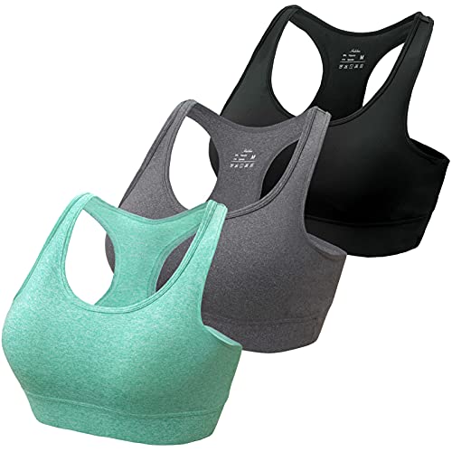 HBselect 3stk Sport BH Bustier Damen Bralette Nathloser mit Polstern Sportbekleidung Baumwolle ohne Bügel atmungsaktiv Joggen Yoga Jumping Fitness 3 HBselect 3stk Sport BH Bustier Damen Bralette Nathloser mit Polstern Sportbekleidung Baumwolle ohne Bügel atmungsaktiv Joggen Yoga Jumping Fitness