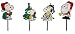 ProductWorks 12-Inch Peanuts 2D LED Pre-Lit Flat PVC Pathway Markers Featuring Snoopy Christmas Yard Art, 12-Inch
