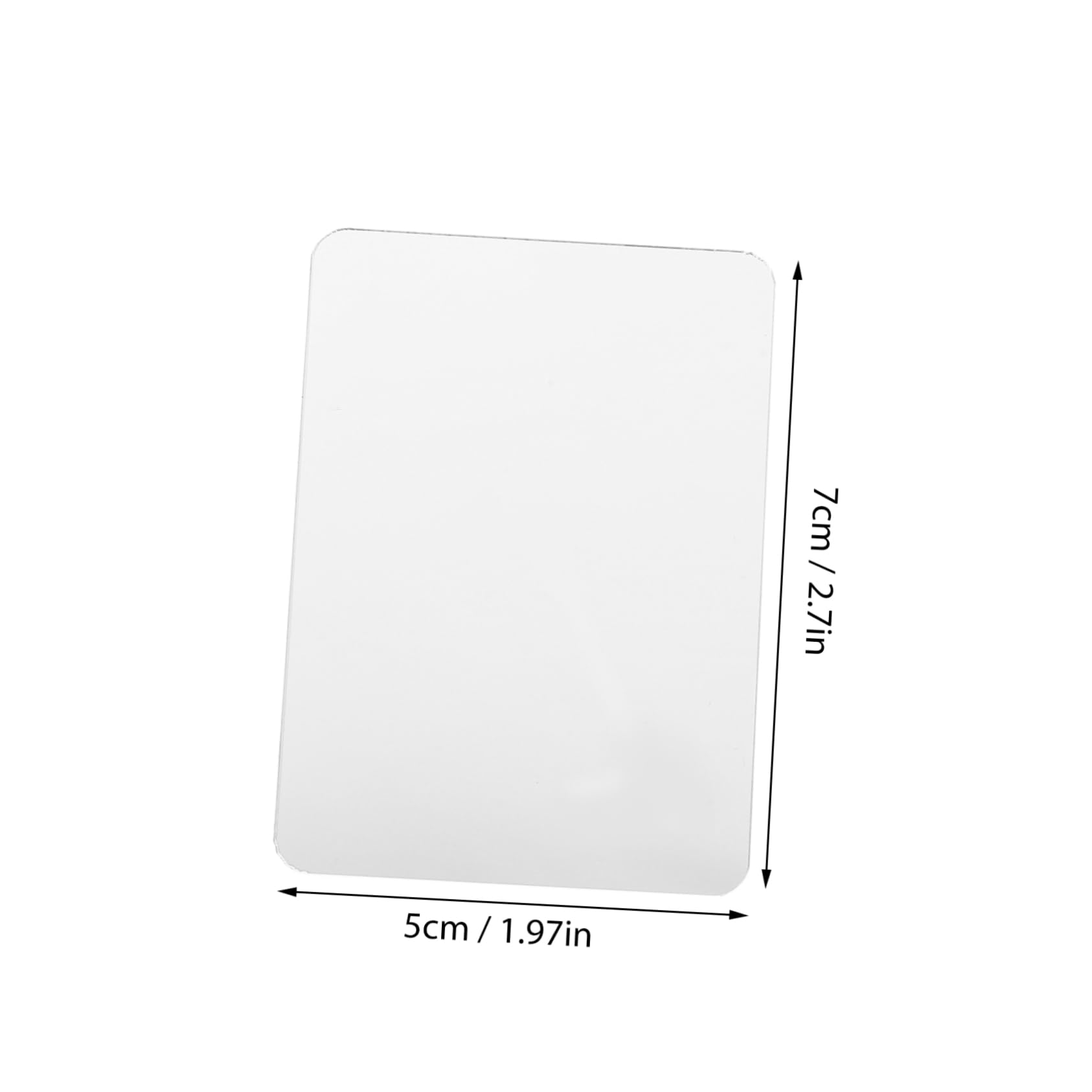 Hohopeti 20 Pcs Small Adhesive Mirrors Acrylic Soft Mirror Tiles for DIY Projects Versatile Craft Supply for Reflection Experiments