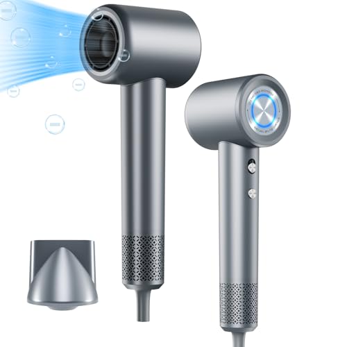 Panamalar Secador De Pelo Iónico, Profesional Secador De Pelo Secado Rápido 1600w Con 110000 Rpm Alta Velocidad 2 Velocidades 4 Temperatura 360 Boquilla Magnética Para Viajes En Casa, Gris Panamalar Secador De Pelo Iónico, Profesional Secador De Pelo Secado Rápido 1600w Con 110000 Rpm Alta Velocidad 2 Velocidades 4 Temperatura 360 Boquilla Magnética Para Viajes En Casa, Gris