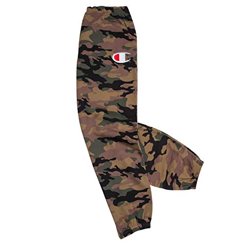Champion Mens Big And Tall Fleece Jogger Sweatpants With C Logo Camo #TOP2