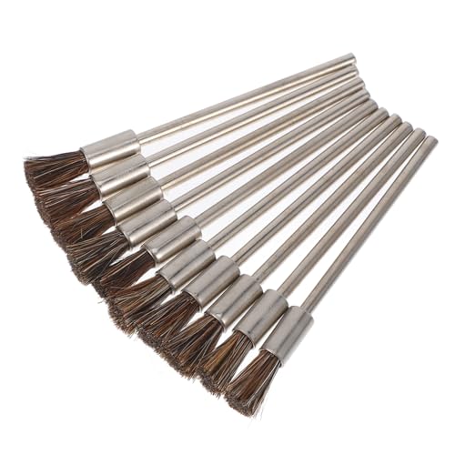 ERINGOGO 10pcs Multipurpose Wire Brush Brush for Industrial Home Car Rust Removal Polishing