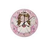 INSTALLATION FACILE : L'horloge est livrée avec des crochets pour assurer une installation facile, 1 crochet inclus. Alimenté par 1 pile AA (non incluse).