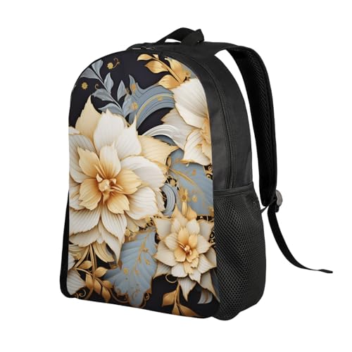Mochila para senderismo unisex con diseño floral miniatura 2