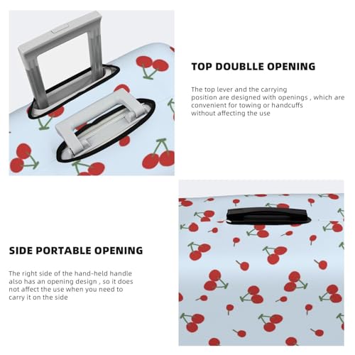 Travel Luggage Cover - Cute Berry No.1069 Washable Suitcase Covers Protector Fits 18-32 Inch Luggage3