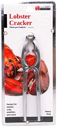 Culinary Elements Stainless Steel Lobster Cracker, Seafood and Nut Cracker Tool: Reusable, Heavy Duty & Dishwasher Safe