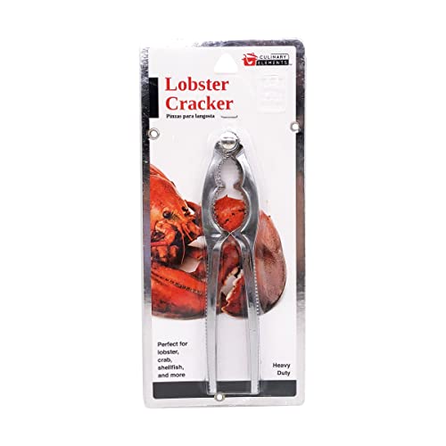 Culinary Elements Stainless Steel Lobster Cracker, Seafood And Nut Cracker Tool: Reusable, Heavy Duty & Dishwasher Safe #TOP3