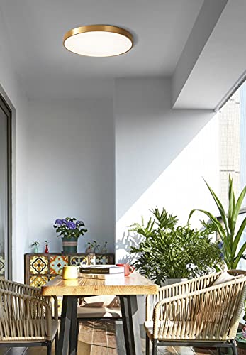 LED Plafoniera Oro Rotondo Pannello Interno