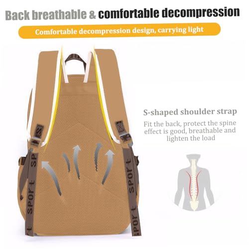 Sac à dos Capybara kawaii imperméable et multipoches pour filles - 7