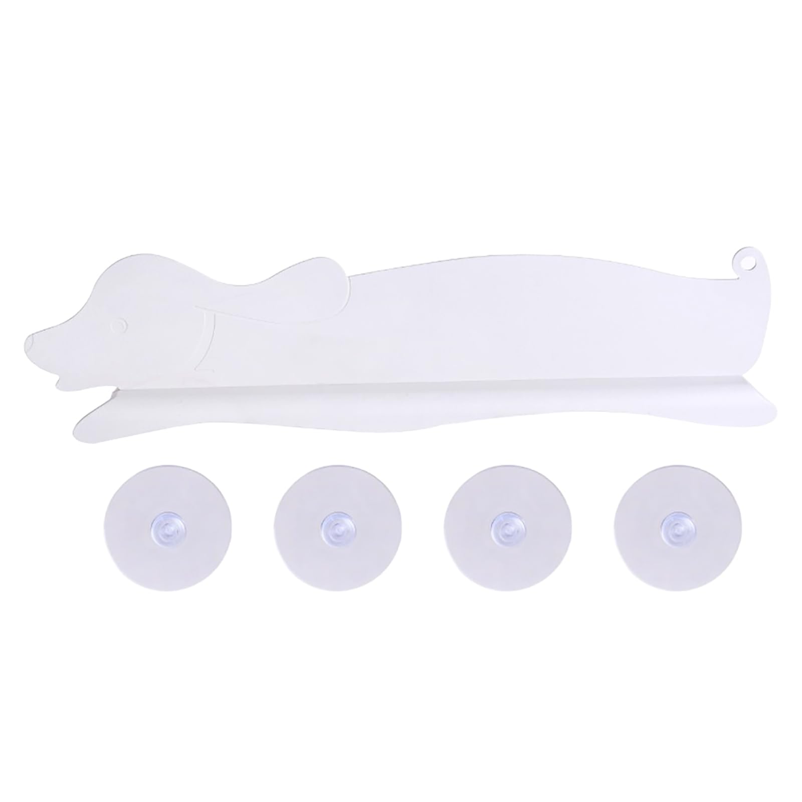 Kalttoy White Puppy Design Splash Guard With Suction Cup For Sink Edges Water Spills Home Use Kitchen Sink Splash Guard Suction Cup