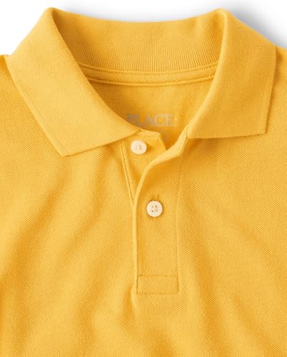 Image of The Children's Place Boys' Uniform Short Sleeve Pique Polo