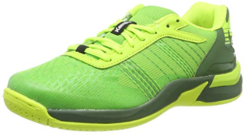 Kempa Attack Contender Junior, Unisex-Kinder Handballschuhe, Grün (Vert...
