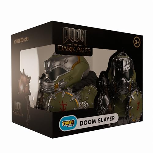 TUBBZ Edizione Scatola: Doom Dark Ages – Doom Slayer Anatra Cosplay da Collezione in Vinile – Prodotto Ufficiale per i Fan di Doom