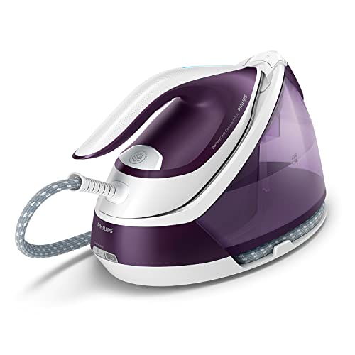 Philips PerfectCare Compact Plus steam generator - 2400W, 450 g, 6.5 bar pressure, OptimalTEMP Technology, 1.5 L tank, Purple/White (GC7933/30)
