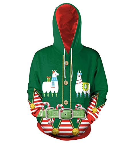 Hässliche Weihnachtspullover 30 Ugly Weihnachtspullover Herren Lustige Xmas Pullover Weihnachten 3D...