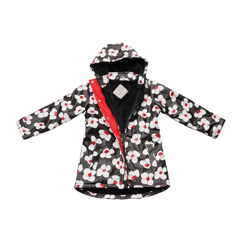Image of Hunter Clothes Girls - Plush Lined Waterproof Rain Jacket with Hood | Lightweight Windbreaker Coat for Girls Sizes (2T-12)