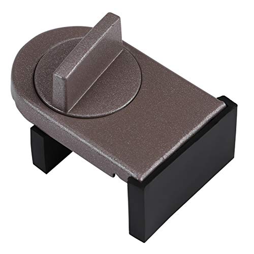 Serrure De Fenêtre De Butée De Sécurité De Fenêtre,Serrure De Porte De Fenêtre Coulissante De Sécurité pour Enfants, Serrure Coulissante Durable Et Serrure De Porte Sécurisée