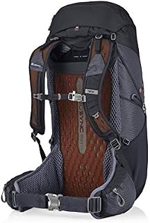 Gregory Mountain Products Men's Miwok 42 Hiking Backpack,FLAME BLACK
