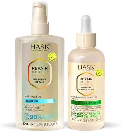 HASK Purifying Charcoal Dry Shampoo, 4.3 oz (Pack of 2)