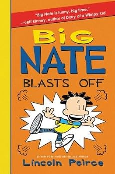 Hardcover Big Nate Blasts Off Book