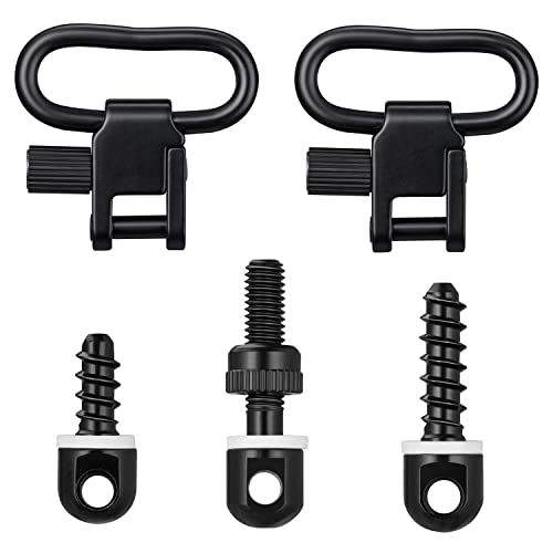 Image of Metal 1 1.25 1.5 inch Sling Swivels with Screws 2 Point Sling Attachment Clips