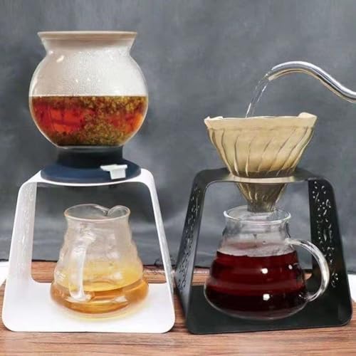 Support filtre à café en métal stable pour éviter les éclaboussures - 6