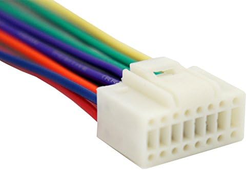 Arnés de cables de repuesto para radio Alpine CDE-7870 Stereo Harmony Audio | Cableado de alimentación de la unidad principal plug-and-play, cable adaptador no original de 16 pines, conexión directa, instalación sencilla