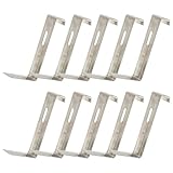Crochet de fixation pour tuiles – conception compacte et légère pour un transport facile, quantité suffisante pour répondre à vos besoins, clips pour toitures métalliques
