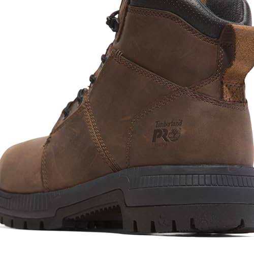 Timberland PRO Timberland PRO Men's Montauk 6 Inch Steel Safety Toe Industrial Work Boot, Gaucho Brown, 11.5M